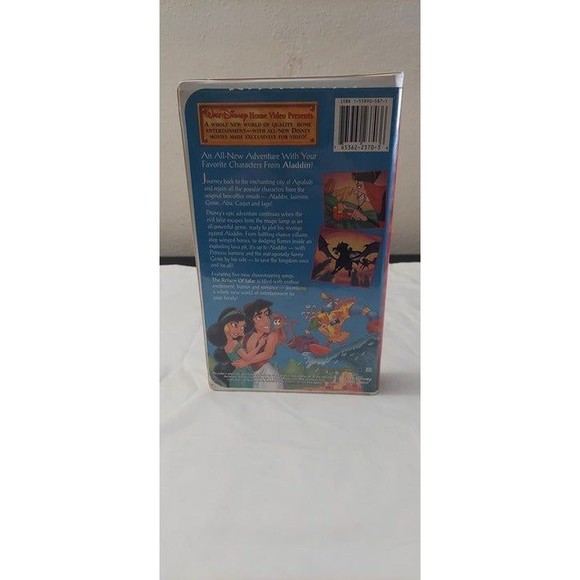 The Return of Jafar VHS 1994 Walt Disney Original Classic Movie Clamshell - Picture 3 of 7